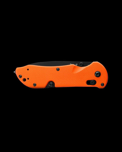 Benchmade Triage Rescue Folding Knife 3.5" Orange G10 Handles, Safety Cutter, Glass Breaker - NORTH RIVER OUTDOORS