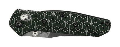 Custom Engraved Benchmade 945 Mini Osborne Folding Knife 2.92" S30V Satin Plain Blade, Green - NORTH RIVER OUTDOORS