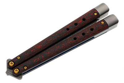 Benchmade 99-241 Gold Class Necron Latchless Balisong Butterfly Knife 4.59" - NORTH RIVER OUTDOORS