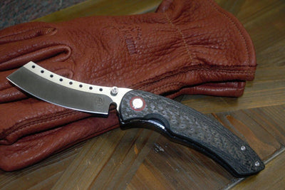 Red Horse Hell Razor P Series Carbon Fiber w/ Satin Blade - NORTH RIVER OUTDOORS