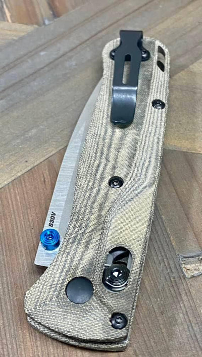 Benchmade Semi-Custom Bugout Knife /w Handles (USA) - NORTH RIVER OUTDOORS