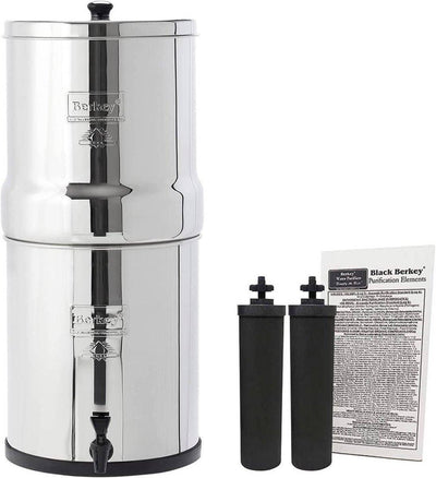 Big Berkey Gravity-Fed Water Filter System BU2 (2.25 Gal) - NORTH RIVER OUTDOORS