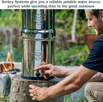 Big Berkey Gravity-Fed Water Filter System BU2 (2.25 Gal) - NORTH RIVER OUTDOORS