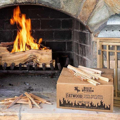 Billy Buckskin Fatwood Fire Starter Sticks 10 Pound Box - NORTH RIVER OUTDOORS