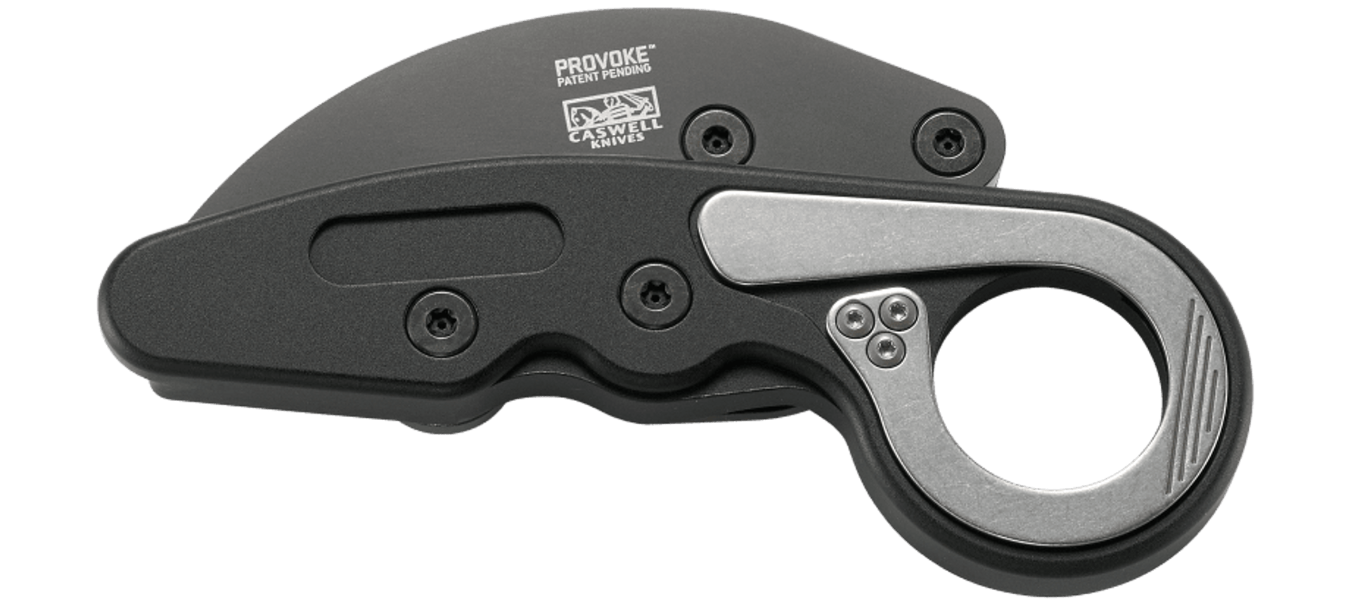 CRKT 4040 Kinematic Provoke Folding Karambit 2.41" D2 Black Plain Blade Aluminum Handles