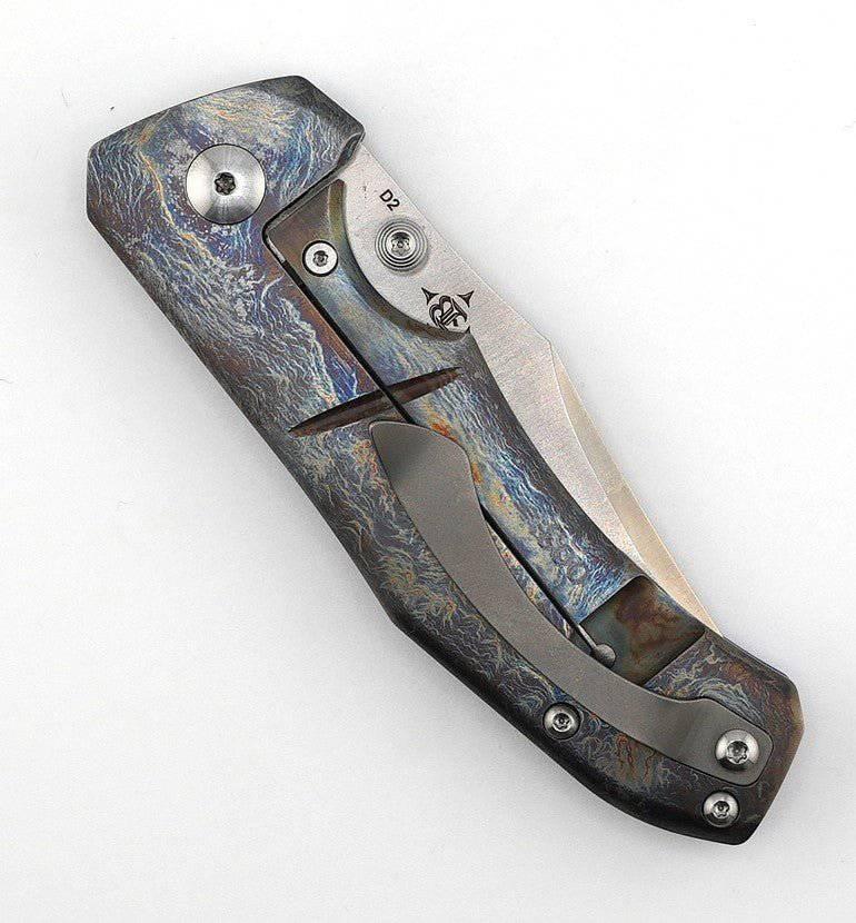 Boker 01BO312 Jive Semi-Custom Titanium Folding Knife 2.95" D2 - NORTH RIVER OUTDOORS