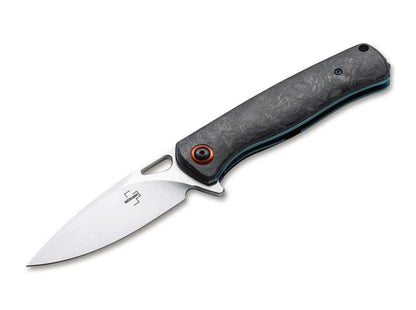 Boker 01BO319 Nebula Flipper Knife 3.62" D2 Carbon Fiber - NORTH RIVER OUTDOORS
