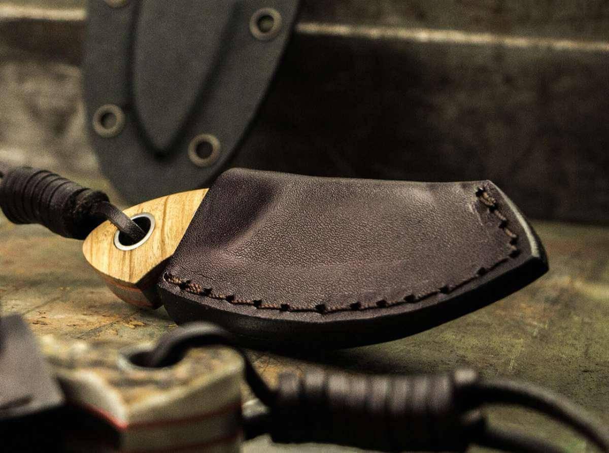 Boker 02BO238 Vox Knives Gnome Fixed 2.2" Olive Wood - NORTH RIVER OUTDOORS