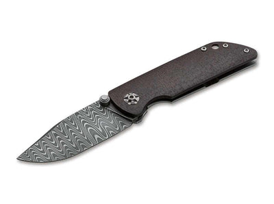 Boker 110662DAM M4 Sherman Folding Knife 3.03" Damascus (Germany) - NORTH RIVER OUTDOORS