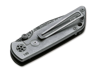 Boker 110662DAM M4 Sherman Folding Knife 3.03" Damascus (Germany) - NORTH RIVER OUTDOORS