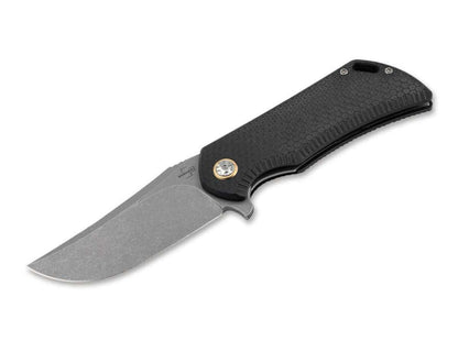 Boker Plus Golem Flipper Folding Knife, D2 Steel, G10 Black, 01BO192 - NORTH RIVER OUTDOORS