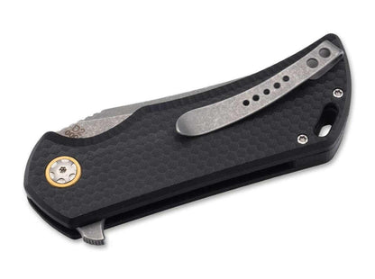 Boker Plus Golem Flipper Folding Knife, D2 Steel, G10 Black, 01BO192 - NORTH RIVER OUTDOORS