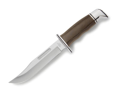 Buck 119 Special Pro Hunting Fixed Blade Knife 6" S35VN Green Canvas Micarta Handle Leather Sheath - NORTH RIVER OUTDOORS