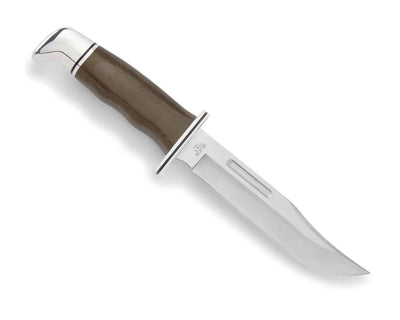 Buck 119 Special Pro Hunting Fixed Blade Knife 6" S35VN Green Canvas Micarta Handle Leather Sheath - NORTH RIVER OUTDOORS