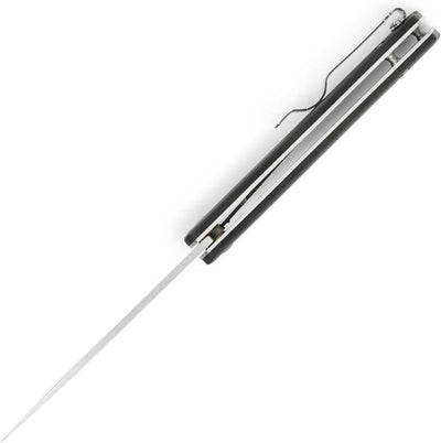 Buck 256 Decatur Ball Bearing Flipper Knife 3.5" Drop Point Blade Black G10 Handles (0256BKS) - NORTH RIVER OUTDOORS