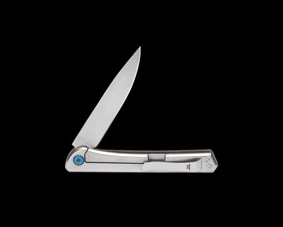 Buck Cavalier Ball Bearing Flipper Knife 3.6" Stonewashed 0264GYS Carbon Fiber Inlay - NORTH RIVER OUTDOORS