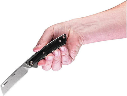 Buck Knives 263 HiLine Folding Pocket Knife 3.6" D2 Satin Blade Aluminum G10 Handle - NORTH RIVER OUTDOORS