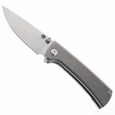 Chaves Knives RCK9 Frame Lock Knife Titanium (3.25" Satin M390) - NORTH RIVER OUTDOORS