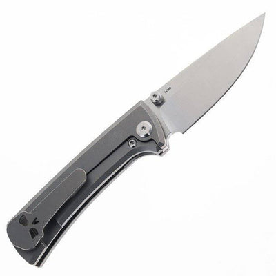 Chaves Knives RCK9 Frame Lock Knife Titanium (3.25" Satin M390) - NORTH RIVER OUTDOORS