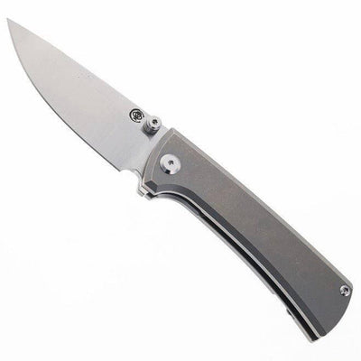 Chaves Knives RCK9 Frame Lock Knife Titanium (3.25" Satin M390) - NORTH RIVER OUTDOORS