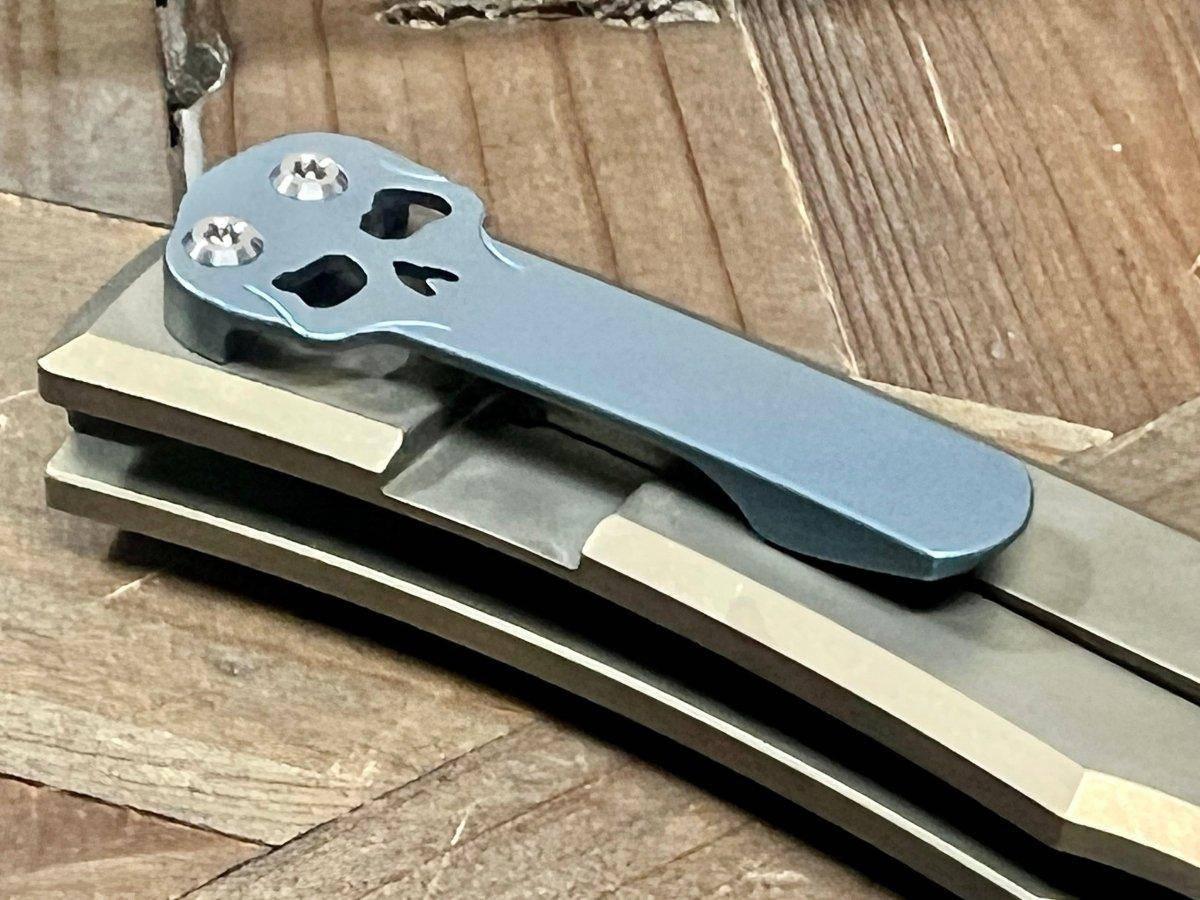 Chaves Redencion Street Semi-Custom Titanium Tanto Knife "Gold Digger" - NORTH RIVER OUTDOORS