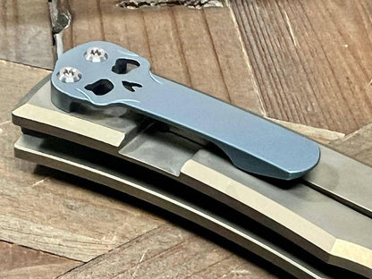 Chaves Redencion Street Semi-Custom Titanium Tanto Knife "Gold Digger" - NORTH RIVER OUTDOORS