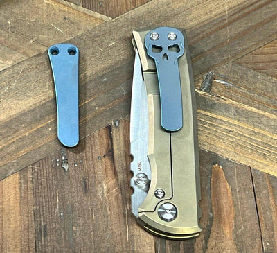 Chaves Redencion Street Semi-Custom Titanium Tanto Knife "Gold Digger" - NORTH RIVER OUTDOORS