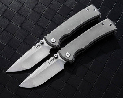 Chaves Redencion Street Tanto Titanium Knife (3.25" Satin) - NORTH RIVER OUTDOORS