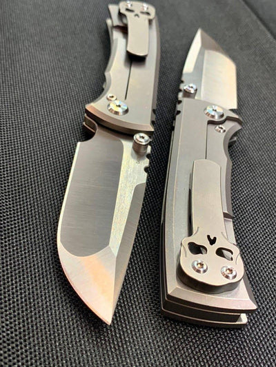 Chaves Redencion Street Titanium Drop Point Knife (3.25" Satin) - NORTH RIVER OUTDOORS