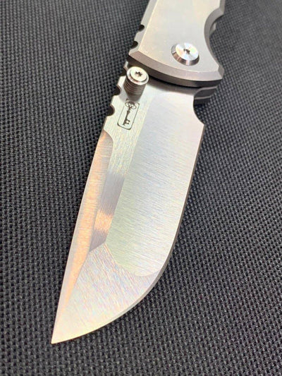 Chaves Redencion Street Titanium Drop Point Knife (3.25" Satin) - NORTH RIVER OUTDOORS