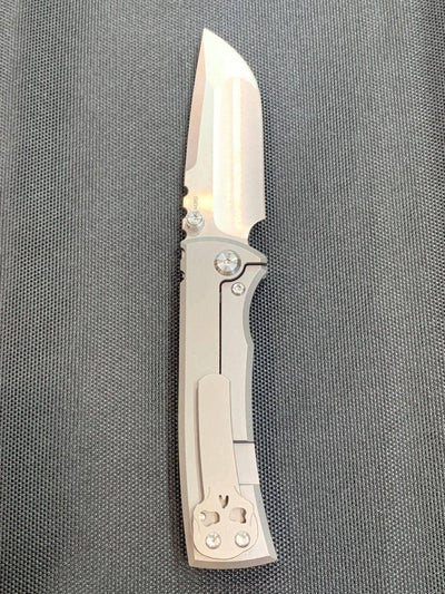 Chaves Redencion Street Titanium Drop Point Knife (3.25" Satin) - NORTH RIVER OUTDOORS