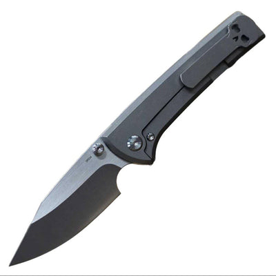Chaves Scapegoat Street Frame Lock Folding Knife Smooth Ti Handles (3.50" Bohler M390) ST/SG/SWTI/BF - NORTH RIVER OUTDOORS