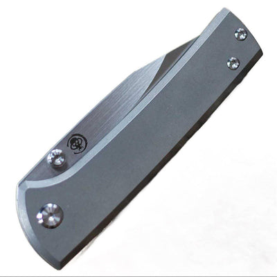 Chaves Scapegoat Street Frame Lock Folding Knife Smooth Ti Handles (3.50" Bohler M390) ST/SG/SWTI/BF - NORTH RIVER OUTDOORS