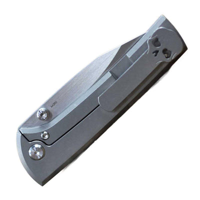 Chaves Scapegoat Street Frame Lock Folding Knife Smooth Ti Handles (3.50" Bohler M390) ST/SG/SWTI/BF - NORTH RIVER OUTDOORS