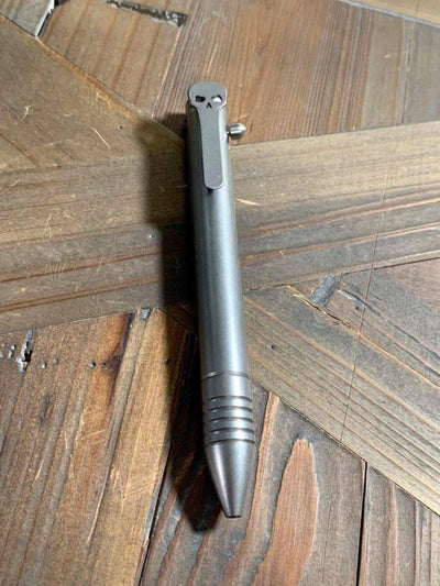 Chaves Solid Titanium Bolt Action Pen 4.82" PEN/BA/SSWTI - NORTH RIVER OUTDOORS