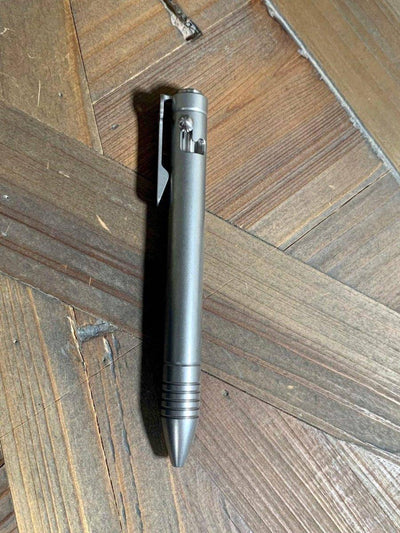 Chaves Solid Titanium Bolt Action Pen 4.82" PEN/BA/SSWTI - NORTH RIVER OUTDOORS