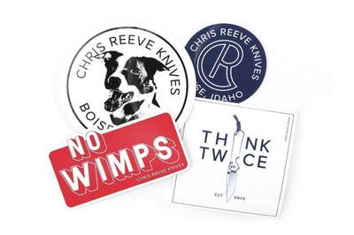 Chris Reeve Knives Slap-On Sticker Pack (Set of 4) - NORTH RIVER OUTDOORS