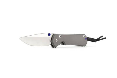 Chris Reeve Large Sebenza 31 Folding Knife 3.61" CPM-MagnaCut Stonewashed Blade Sandblasted Titanium Handles Frame Lock - NORTH RIVER OUTDOORS