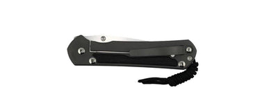 Chris Reeve Large Sebenza 31 Folding Knife 3.61" CPM-MagnaCut Stonewashed Blade Sandblasted Titanium Handles with Black Canvas Micarta Inlays L31-1200 - NORTH RIVER OUTDOORS