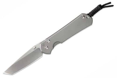 Chris Reeve Large Sebenza 31 Sprint Tanto S45VN Glass Blast Titanium Folder - NORTH RIVER OUTDOORS