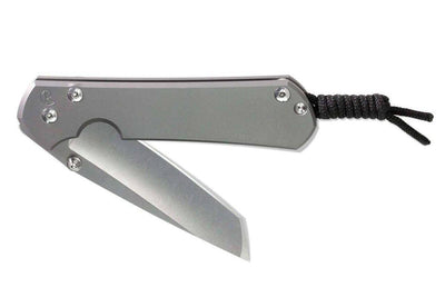 Chris Reeve Large Sebenza 31 Sprint Tanto S45VN Glass Blast Titanium Folder - NORTH RIVER OUTDOORS