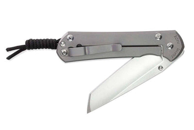 Chris Reeve Large Sebenza 31 Sprint Tanto S45VN Glass Blast Titanium Folder - NORTH RIVER OUTDOORS