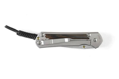 Chris Reeve S31-1116 Small Sebenza 31 Knife 2.99" S45VN Titanium Handles Ebony Wood Inlays (USA) - NORTH RIVER OUTDOORS