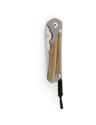 Chris Reeve Small Inkosi Natural Canvas Inlay Drop Point SIN-1014 - NORTH RIVER OUTDOORS