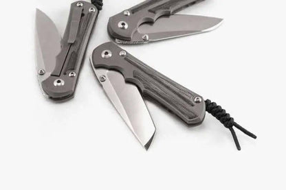 Chris Reeves Large Inkosi Black Canvas Micarta - NORTH RIVER OUTDOORS