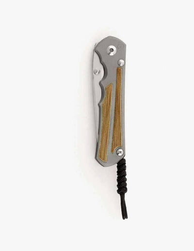 Chris Reeves Large Inkosi Natural Canvas Micarta - NORTH RIVER OUTDOORS