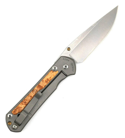 Chris Reeves Large Sebenza 31 L31-1108 Box Elder Folding Knife (Pre-Owned) - NORTH RIVER OUTDOORS