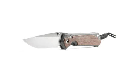 Chris Reeves Large Sebenza 31 Natural Canvas Micarta - NORTH RIVER OUTDOORS