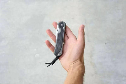 Chris Reeves Small Sebenza 31 Black Canvas Micarta - NORTH RIVER OUTDOORS