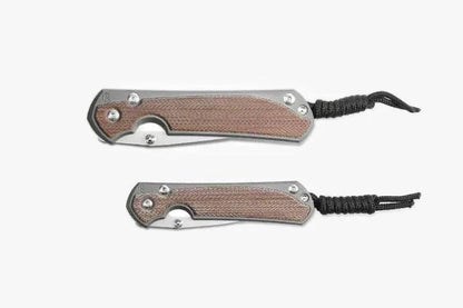 Chris Reeves Small Sebenza 31 Natural Canvas Micarta - NORTH RIVER OUTDOORS